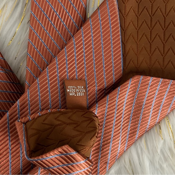 Michael Kors Striped Silk Tie - Picture 4 of 4